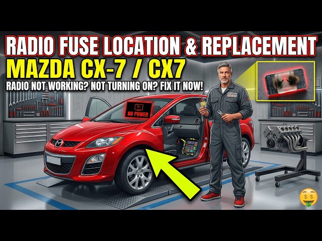 How to Fix Mazda CX-7 Radio Not Turning On | Audio Fuse Replacement Guide