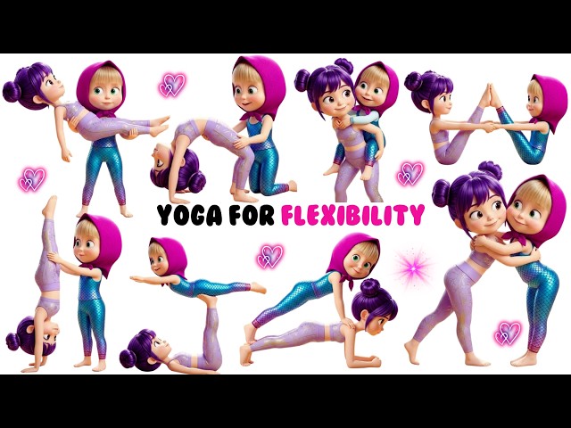 8-Min Partner Yoga for Deep Relaxation | Calm & Easy Duo Yoga ✨ Kids Yoga Fun