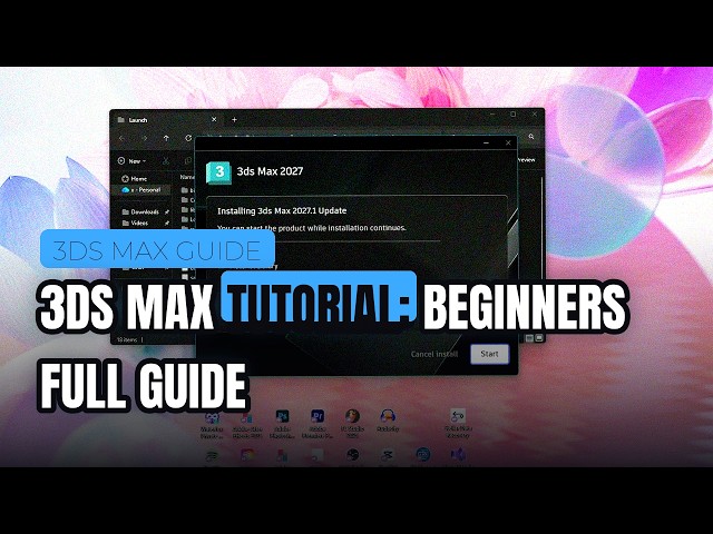 3DS MAX TUTORIAL: BEGINNERS FULL GUIDE | 3DS MAX GUIDE | 3DS MAX VS MAYA | 3DS MAX DOWNLOAD