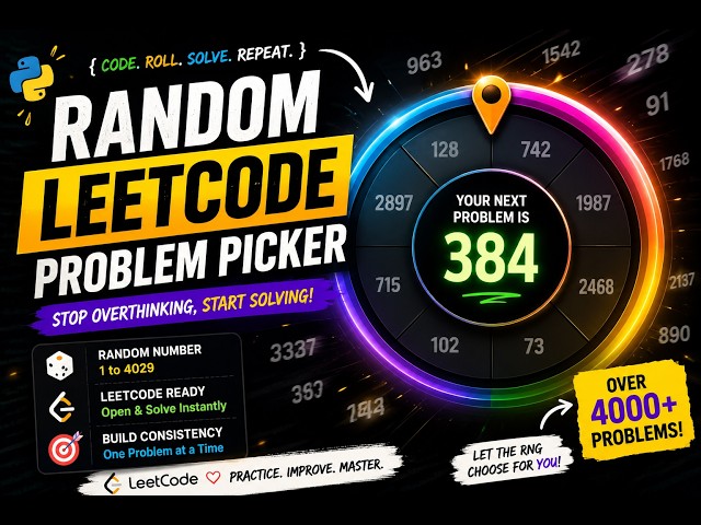 🎲 I Built a Random LeetCode Problem Picker in Python