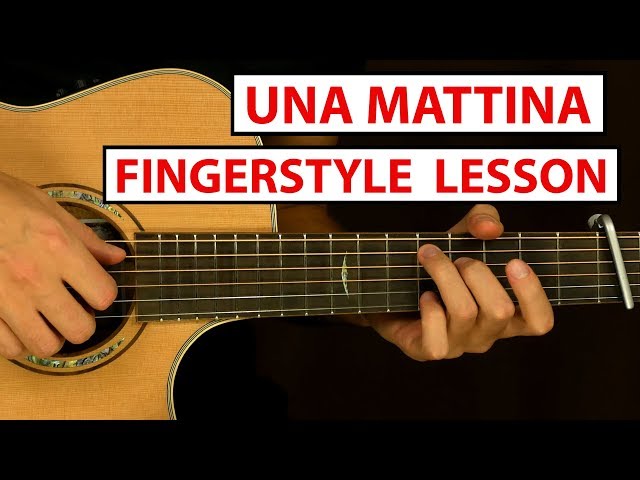 Ludovico Einaudi - Una Mattina | Fingerstyle Guitar Lesson (Tutorial) How to Play Fingerstyle