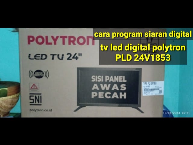 How to program the POLYTRON PLD 24V1853 digital LED TV channel