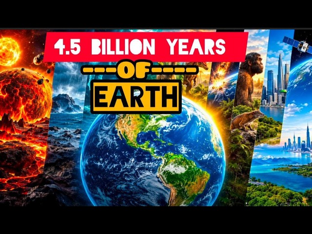 The Entire History Of Earth 4.5 Billion Years in One Video