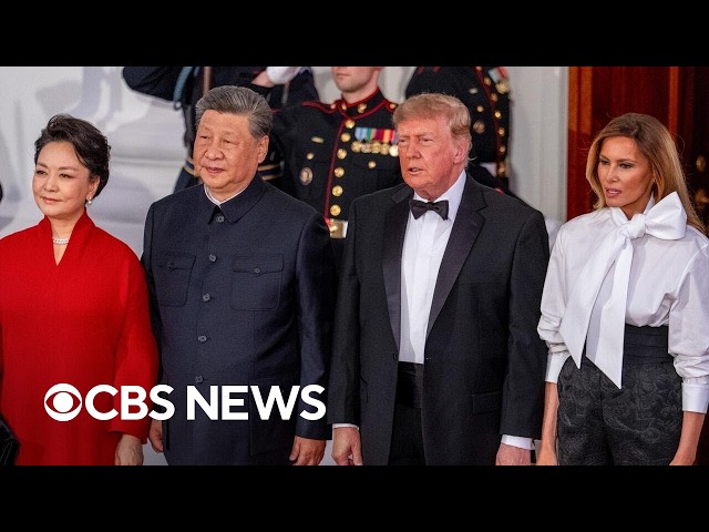 Trump's lavish state dinner for Chinese leader Xi Jinping underway