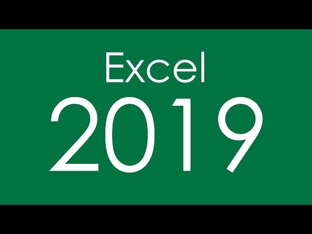 CURSO DE EXCEL 2019 - COMPLETO