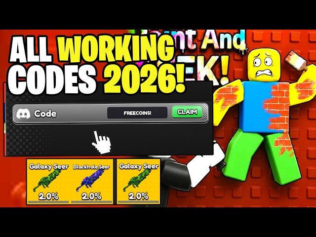 *NEW* ALL WORKING CODES FOR PAINT AND SEEK IN 2026! ROBLOX PAINT AND SEEK CODES