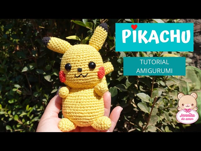 PIKACHU POKEMON Step by Step Tutorial Level: Basic-Intermediate (Pattern in Description)