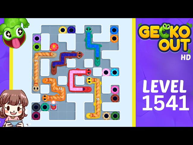 Gecko Out Level 1541 Solution Walkthrough
