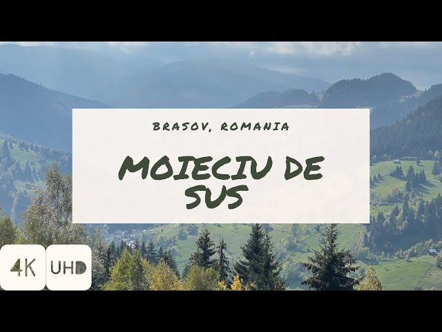 WalkIn MOIECIU DE SUS | BRASOV | ROMANIA | 4K HDR Walking Tour