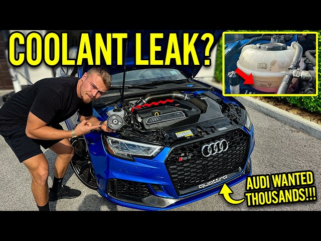 HOW TO REPLACE A WATER PUMP ON ANY AUDI RS3 OR TTRS!