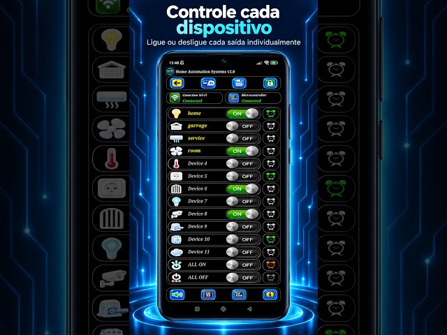 Automação Residencial com ESP32, ESP8266 e Arduino | App + Temporizadores.