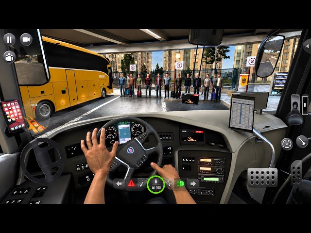 Scania Bus Driving | Bus Simulator : Ultimate - Mobile GamePlay | Bus Games | passengers Bus Game