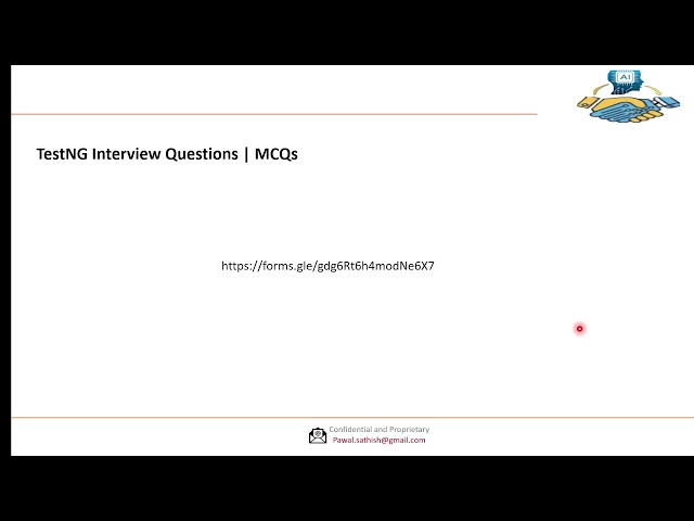 Top 20 TestNG MCQs