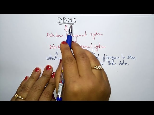 DBMS tutorial for beginners | DBMS | Lec-01 | Bhanu Priya