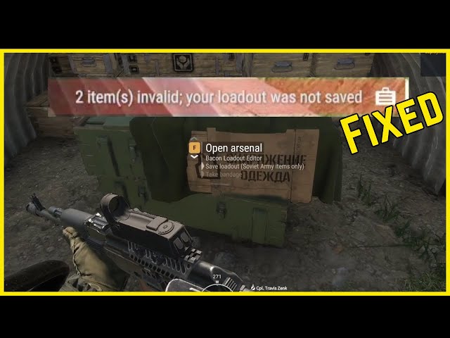 How to save a Loadout 2024 in Arma Reforger - FIXED