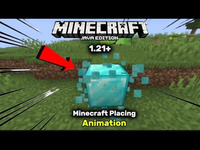Minecraft Best Placing Animation Mod🔥