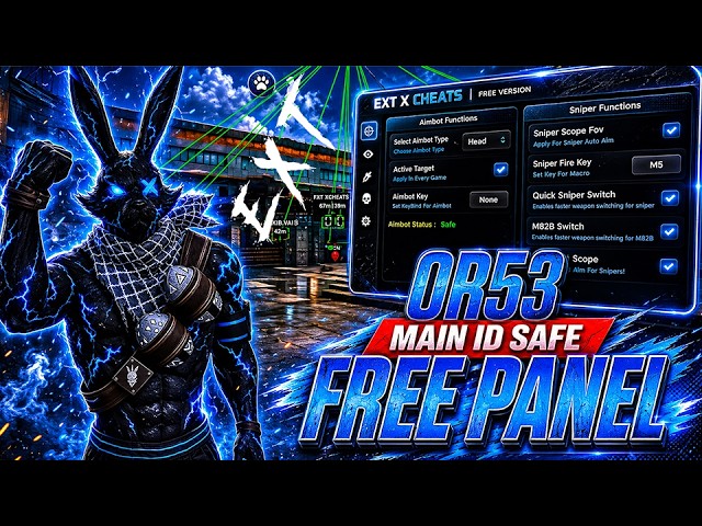 Free Fire PC Free Panel 2026 😱 | EXT X Cheats Aimbot + Headshot Hack | Fully Working & Safe