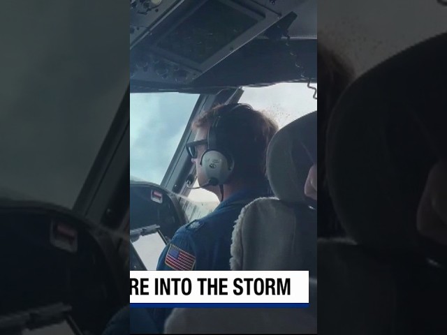 Reporter joins NOAA tracking flight for data-seeking trip into Hurricane Lowell