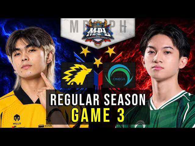 ONIC PH vs SMART OMEGA 🔥 GAME 3 | MPL PH SEASON 18 | REGULAR SEASON