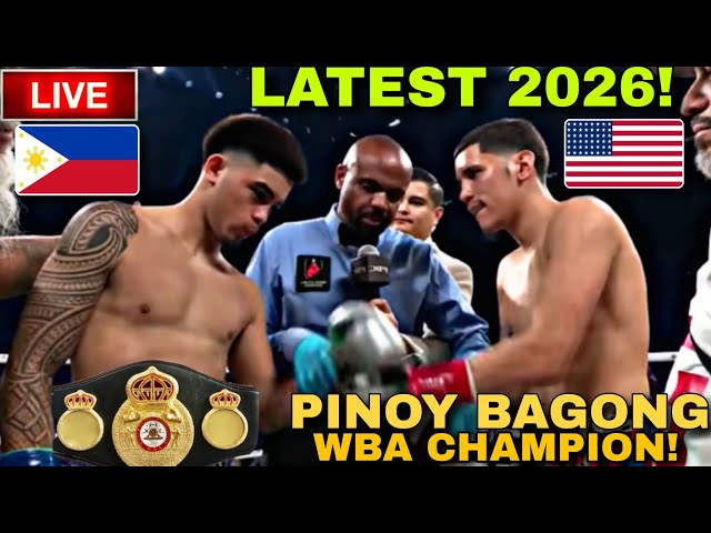 LATEST 2026! Pinoy BAGONG WBA CHAMPION! 🇵🇭K. Gallegos vs 🇺🇲J. Gonzalez Fight!