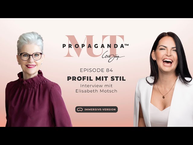 Profil mit Stil - im Interview mit Elisabeth Motsch #immersive #vr
