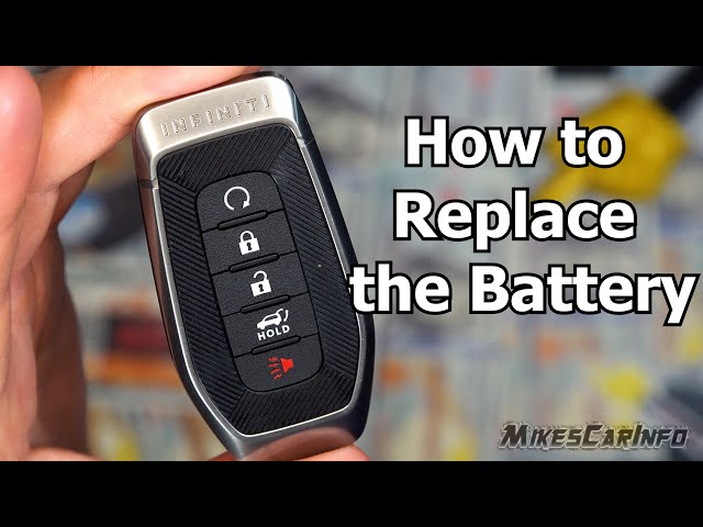 2025 Infiniti Key Fob: How to Replace Battery