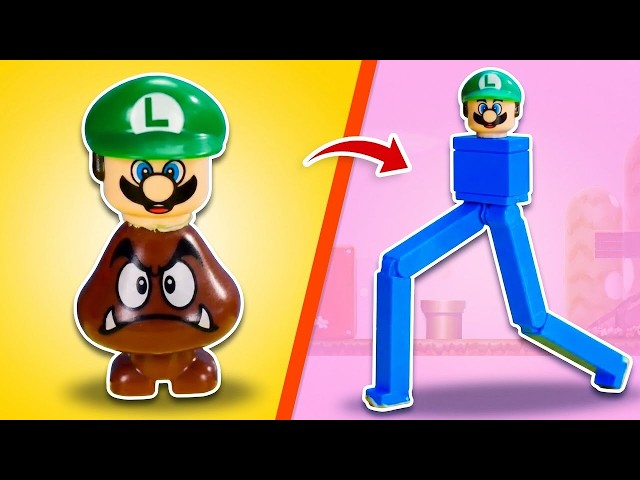 Construí Mario Galaxy en LEGO
