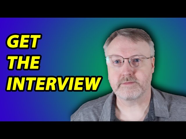 The Hard Part - GETTING a big tech interview. From a big tech Principal / Hiring Manager
