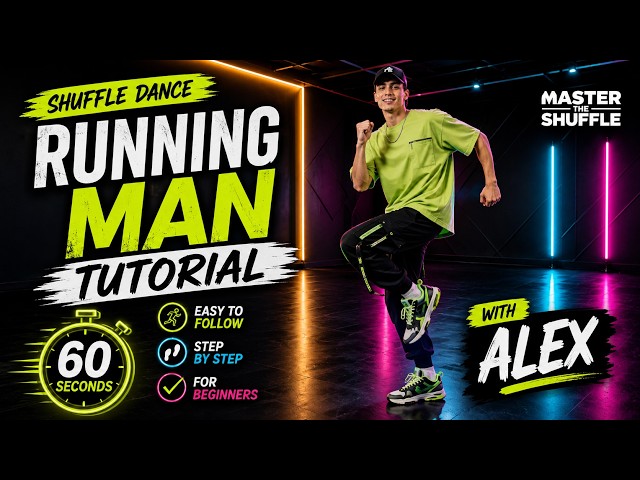 Learn the Running Man in 1 Minute | Shuffle Dance Tutorial