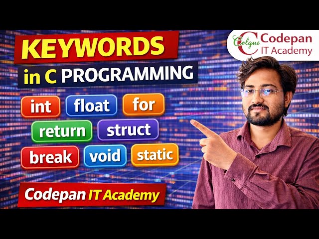 Keywords in C Programming | Reserved Words Explained in Marathi | Codepan IT Academy