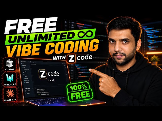 FREE Unlimited Vibe Coding? I Built a Full YouTube Clone in ONE Prompt #coding  #cursor  #prompt
