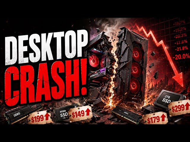 The Desktop PC Market Just BROKE IN HALF!