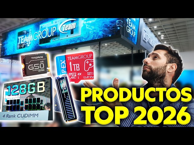 256 GB de RAM!!! TeamGroup en COMPUTEX 2026