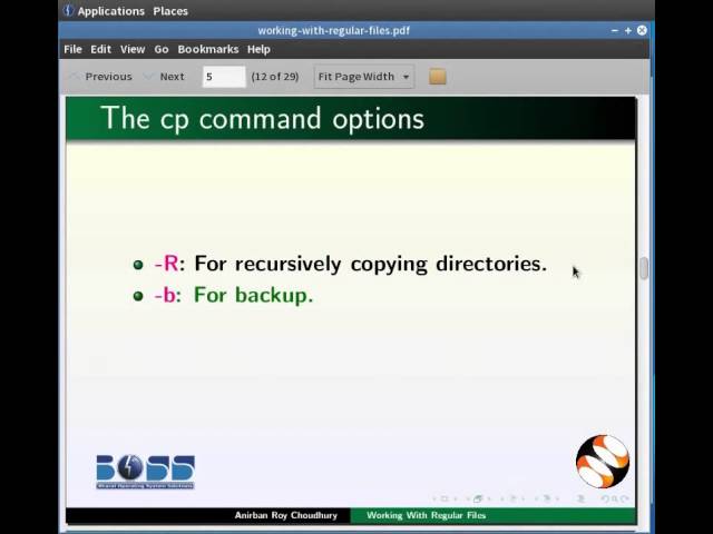 Working with Regular Files - English