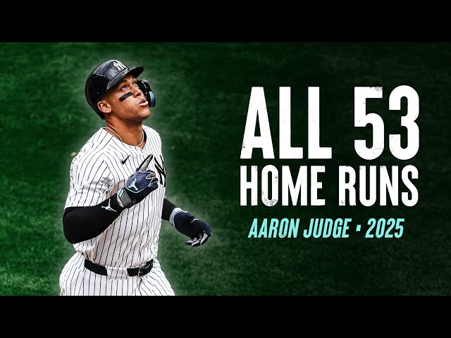 ALL 53 of Aaron Judge's Home Runs from 2025
