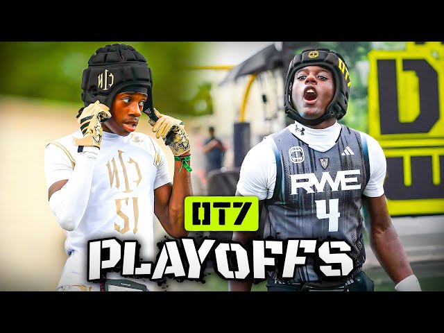 WILDEST 7on7 GAME EVER PLAYED!! OT7 PLAYOFFS SINGLE ELIMINATION ROUND 👑
