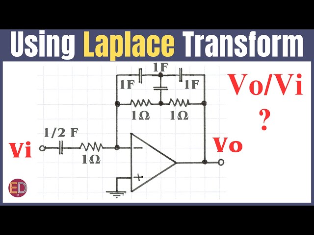 Transfer Function of Op Amp Circuit using Laplace Transform