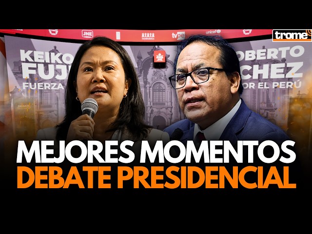 They said everything to each other! Keiko Fujimori and Roberto Sánchez in the final presidential ...