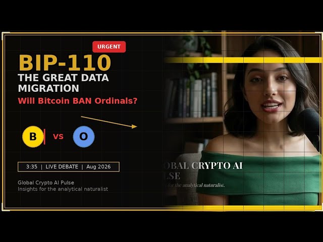 BIP-110 Explained: Bitcoin's Great Data Migration & The Ordinals War (2026)