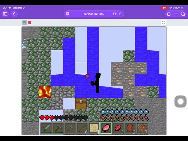 Trying to beat Paper Minecraft - On Scratch - Part 1