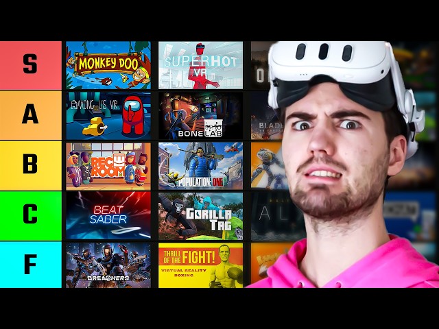 Ranking EVERY SINGLE VR GAME