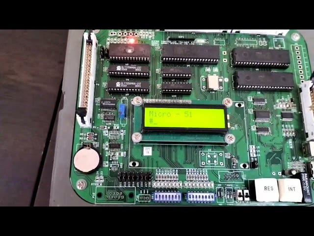 8 Bit Subtraction Program using 8051 Microcontroller Kit #8051 #8051microcontroller #alp