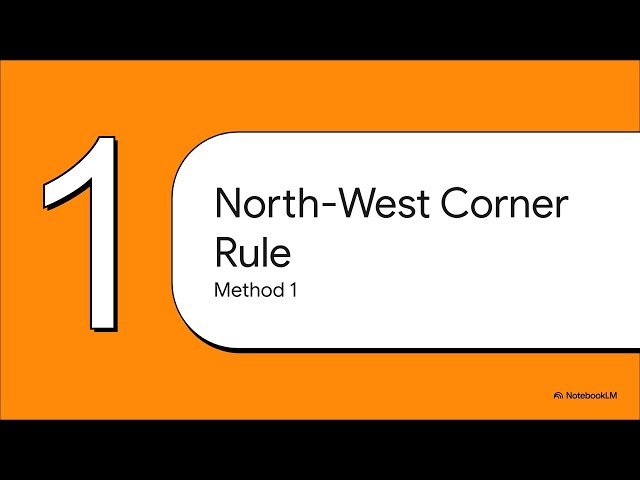 The Transportation Problem