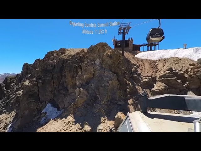 360 View of Mammoth Mountain Gondola Ride in the Summer
