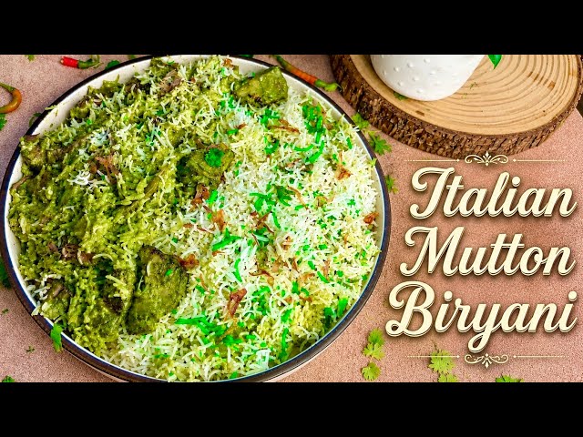 Italian Mutton Biryani Recipe | Easy Mutton Italian Biryani at Home | Bakra Eid Special Recipes