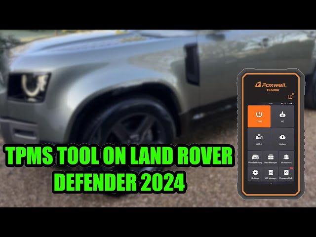 Foxwell TS5000 TPMS tool on Land Rover Defender 2024