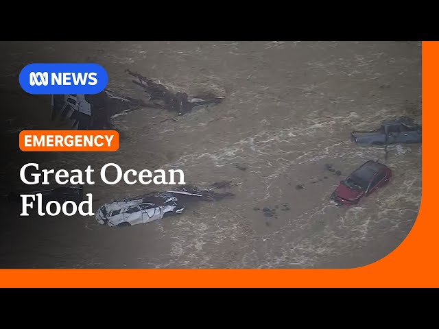 Record-breaking downpour sweeps cars to sea in southern Victoria | ABC NEWS