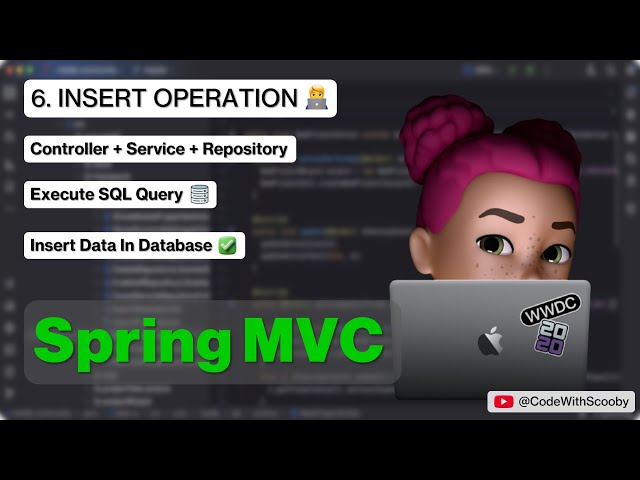 Spring MVC Tutorial #6 | Insert Operation (Create) with Form, Service & Repository | Java CRUD