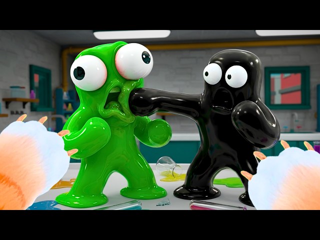 Venom Slimes FIGHT - Slime Lab VR