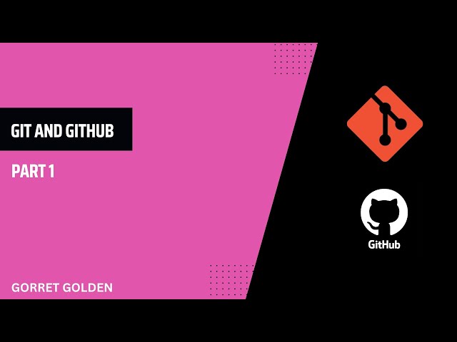 Git & GitHub (Part 1)